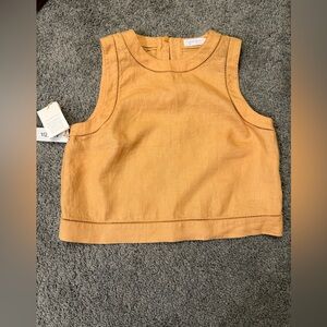 NWT Aritzia Little Moon Malta Linen Top-xs